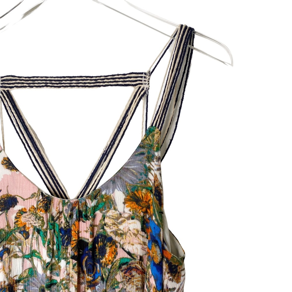 Free People Anthropologie Floral Watercolor Dress Small - Picture 4 of 7